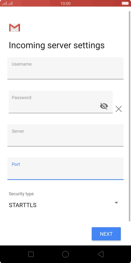 Press the drop down list below 