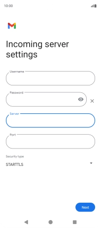 Press the field below 