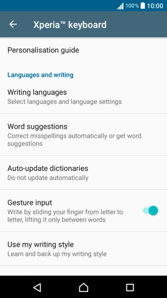Press Writing languages.