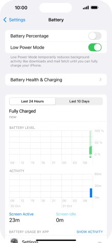 Slide your finger upwards starting from the bottom of the screen to return to the home screen.