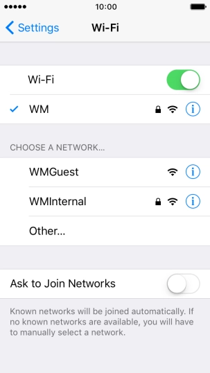 Press the Home key to return to the home screen.