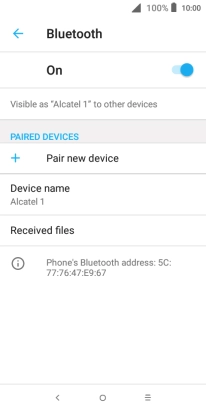 Press Pair new device.