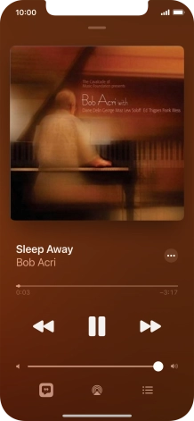 Press arrow right to go to the next audio file.