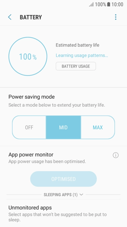 Press the Home key to return to the home screen.