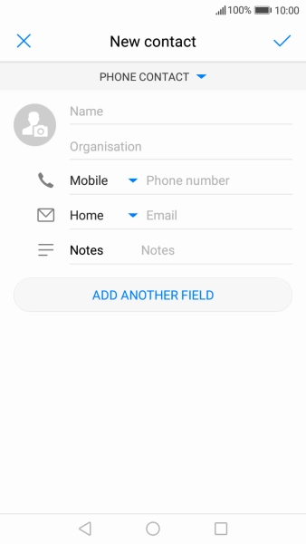 Press the address book drop down list.
