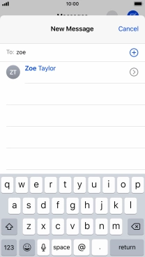 Press the required contact.