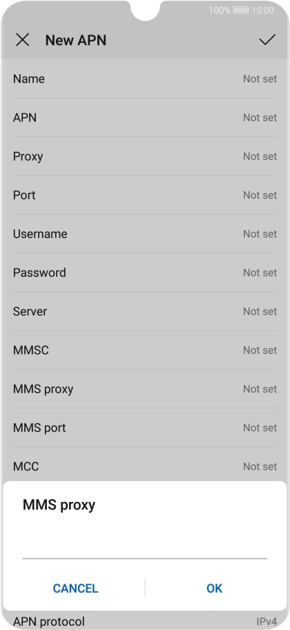 Key in 10.202.002.060 and press OK.