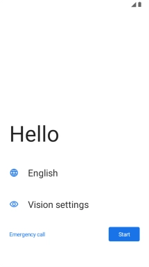 Press the field next to the language icon.