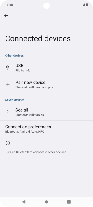 Press Pair new device.