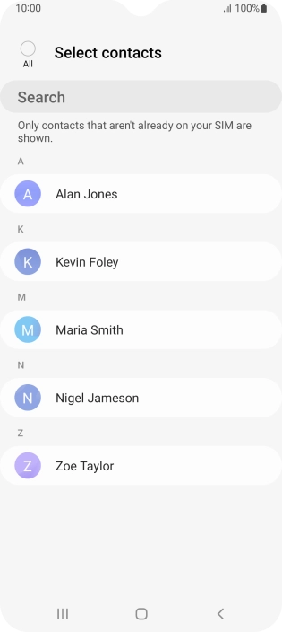 Press the field above 