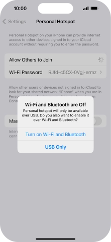 If Wi-Fi is turned off, press Turn on Wi-Fi and Bluetooth. If Wi-Fi is turned off, press Turn on Wi-Fi and Bluetooth.