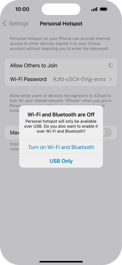 If Wi-Fi is turned off, press Turn on Wi-Fi and Bluetooth. If Wi-Fi is turned off, press Turn on Wi-Fi and Bluetooth.