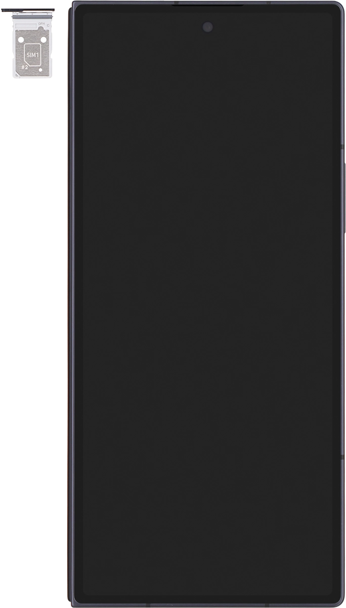 Turn your SIM as illustrated in the SIM holder and place it in the SIM holder.