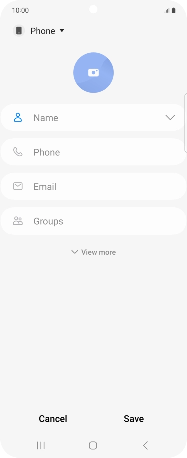 Press the address book drop down list. Press the address book drop down list.