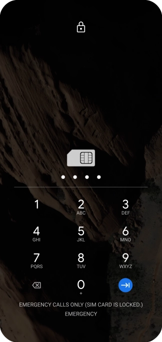 If you're asked to key in your PIN, do so and press the confirm icon.