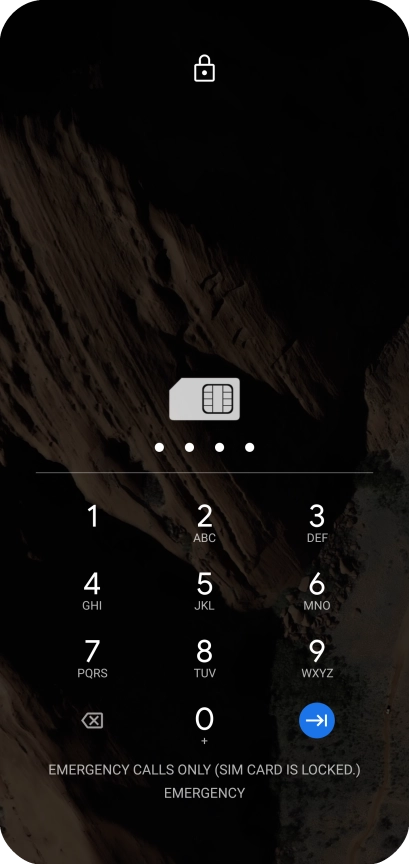 If you're asked to key in your PIN, do so and press the confirm icon.