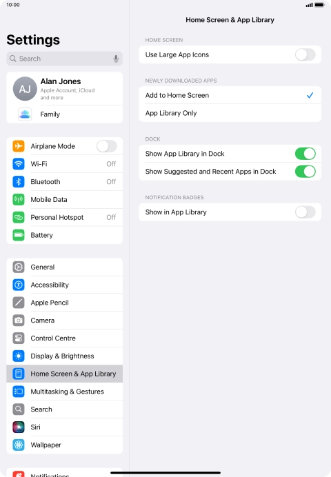 To add new downloaded apps to both the home screen and App Library, press Add to Home Screen. To add new downloaded apps to both the home screen and App Library, press Add to Home Screen.