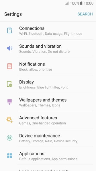 Press Sounds and vibration.