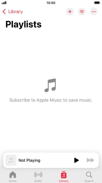 Press the new playlist icon.