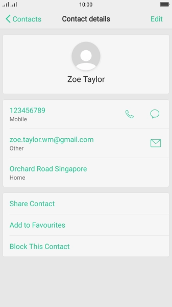 Press the required number.