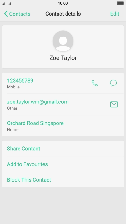 Press the required number.