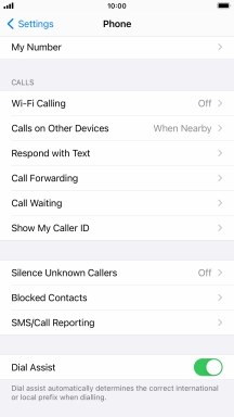 Press Silence Unknown Callers.