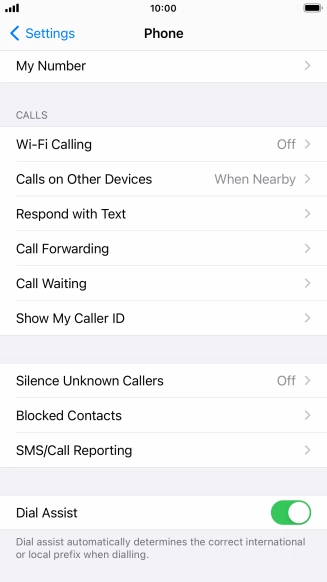 Press Silence Unknown Callers.