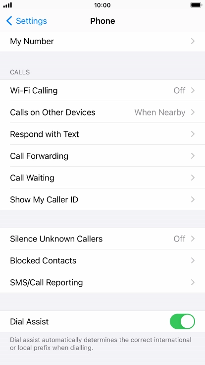 Press Silence Unknown Callers.