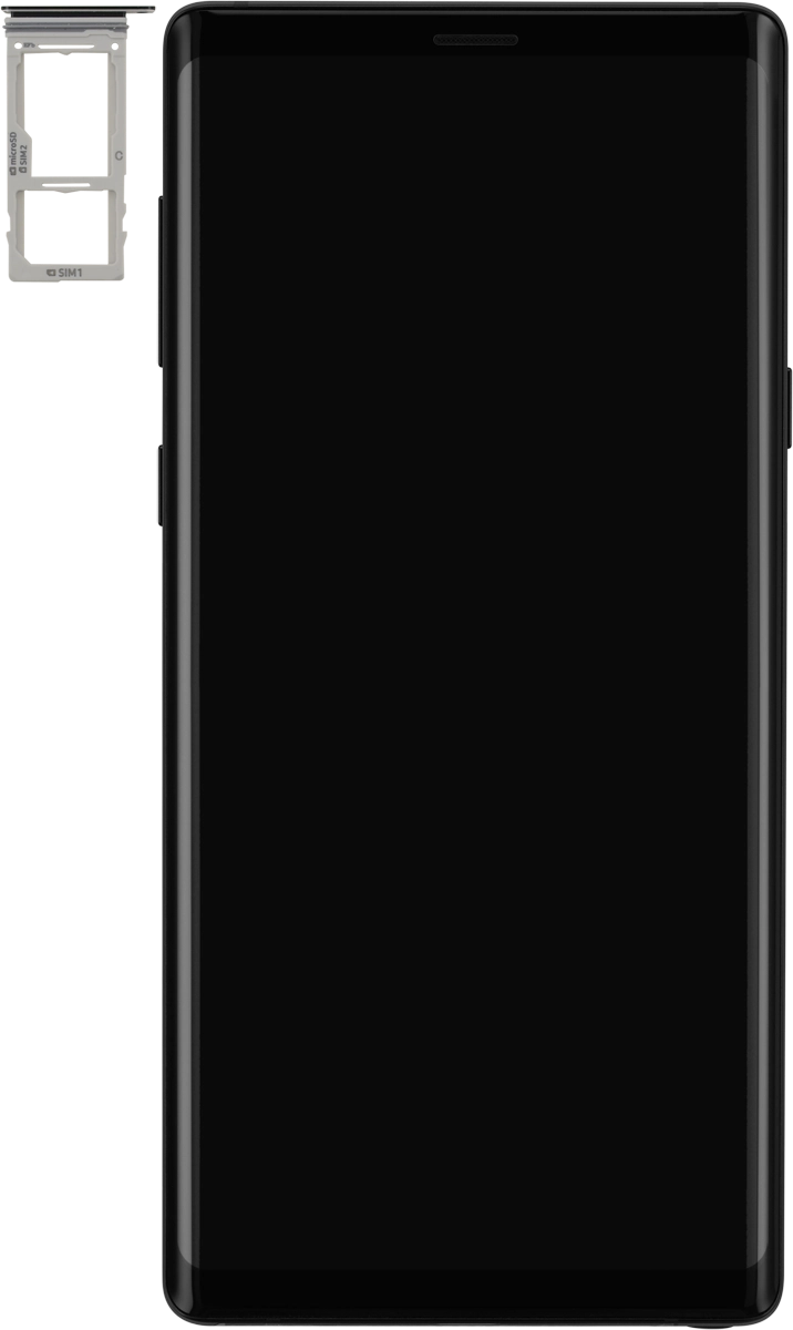 Place your SIM as illustrated next to the SIM holder.