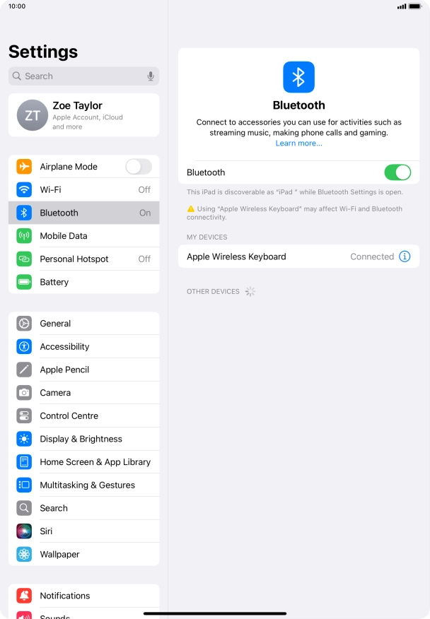 Slide your finger upwards starting from the bottom of the screen to return to the home screen.