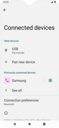Press the Home key to return to the home screen.