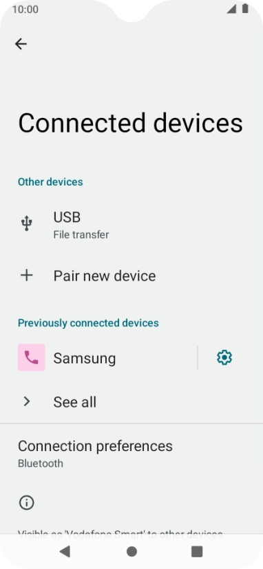 Press the Home key to return to the home screen.