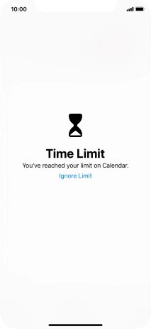 Press Ignore Limit.