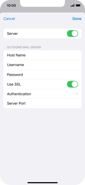 Press Authentication.