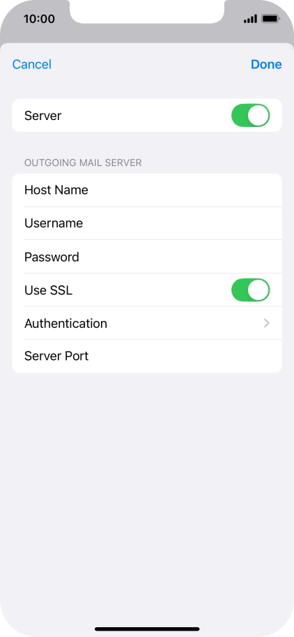 Press Authentication.