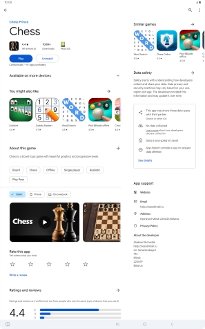 Press the Home key to return to the home screen.