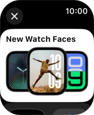 Turn the Digital Crown to see the different watch faces. Turn the Digital Crown to see the different watch faces.