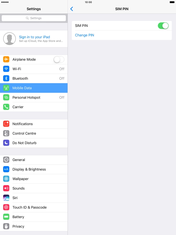 Press the indicator next to Press the indicator next to