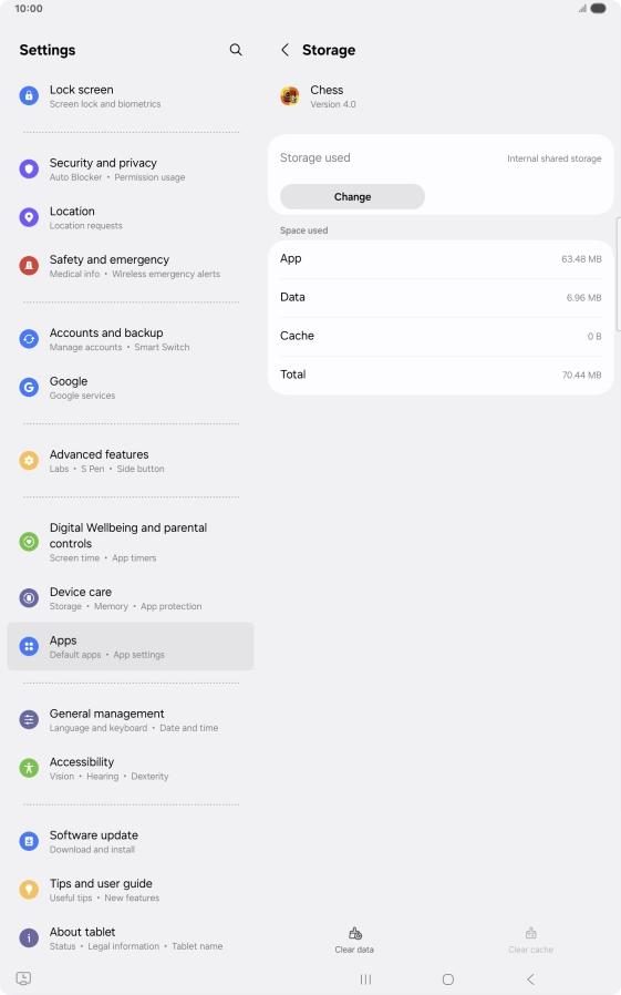 Press the Home key to return to the home screen.