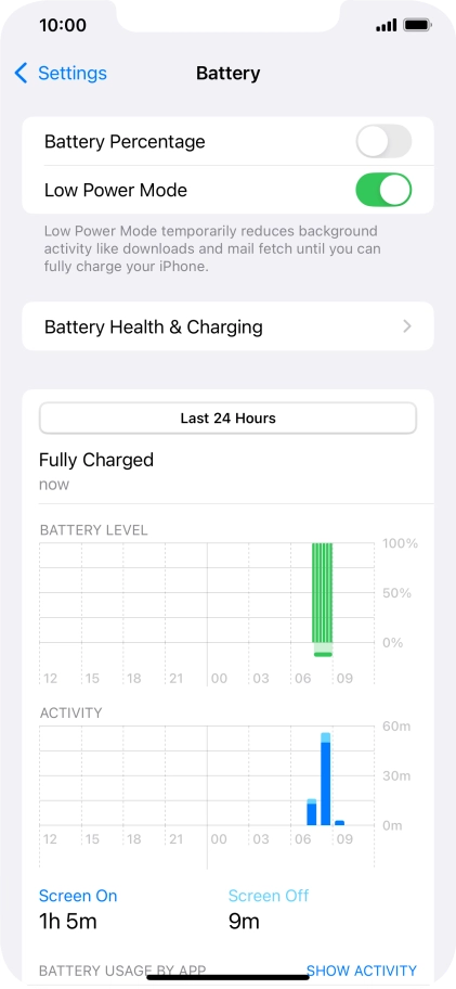 Slide your finger upwards starting from the bottom of the screen to return to the home screen.