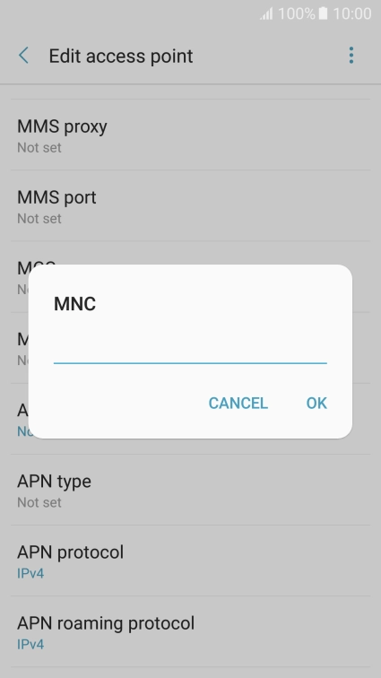 Key in 03 and press OK.