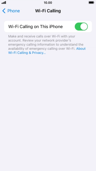 Press the Home key to return to the home screen.