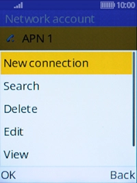 Select New connection.