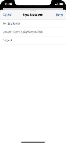 Press the field next to 