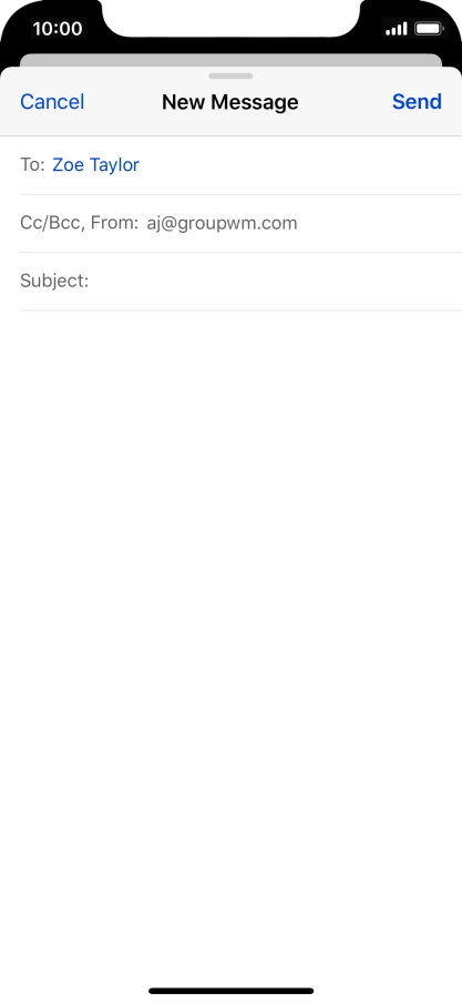 Press the field next to 