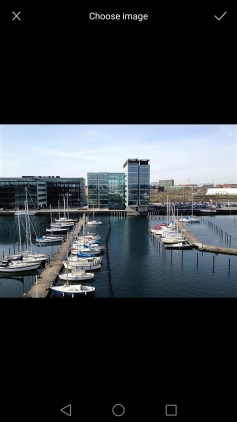 Press the confirm icon.