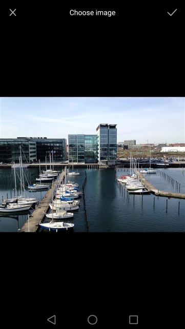 Press the confirm icon.