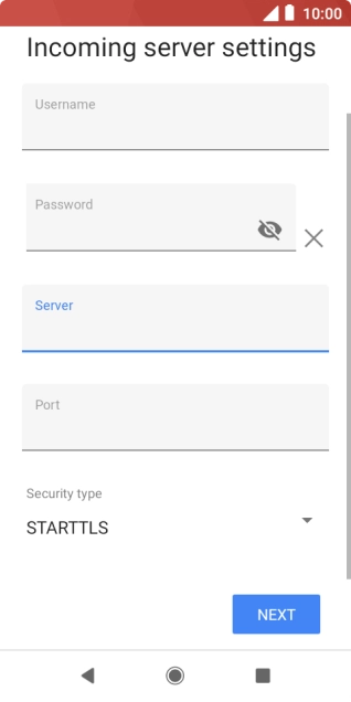 Press the field below 