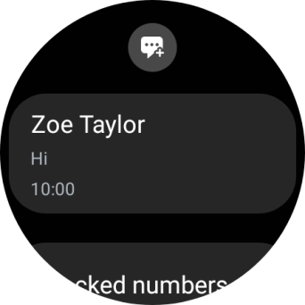 Press the required text message to read it. Press the required text message to read it.