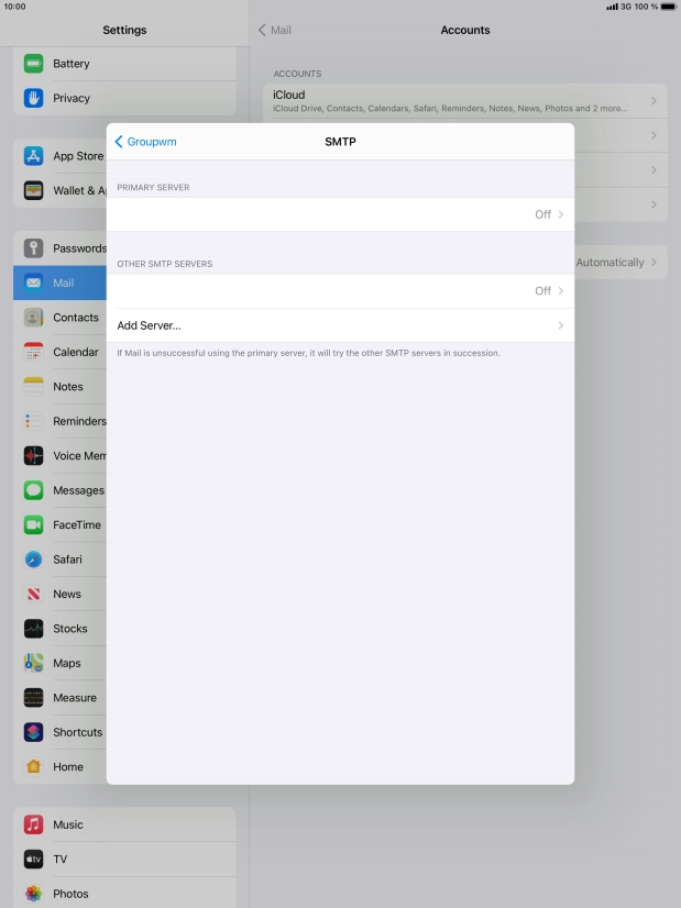 Press the field below 